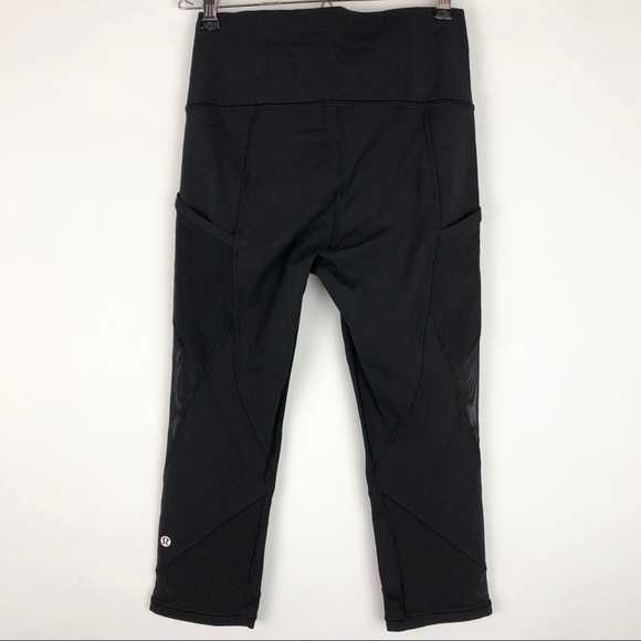 Lululemon Fast As Light Crop Black Full-On® Luxtreme 4 - Picture 11 of 13